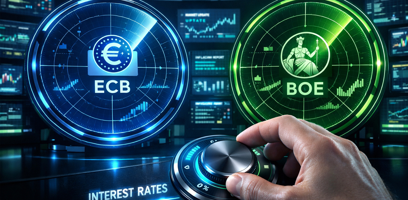 Amanhã destacamos Bancos centrais